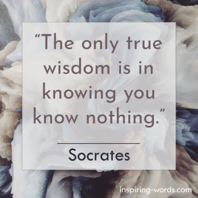 Read more about the article Socrates – The only true wisdom is in knowing you know nothing